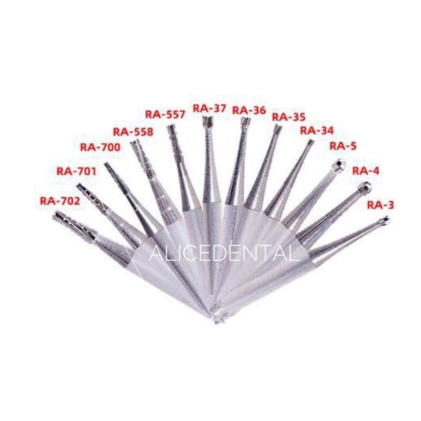 LOW Speed  FISSURE Carbide Burs