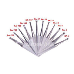 LOW Speed  FISSURE Carbide Burs
