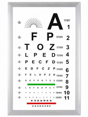 Eye chart model "1"