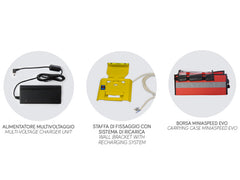 مضخة شفط بطارية MINI ASPEED EVO، سعة 2 لتر، مع حامل سيارة إسعاف، قطعة واحدة.