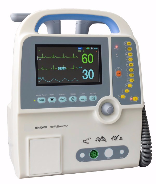 Dc shock defibrillator with ECG (China)