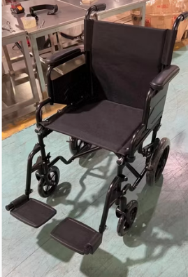 BME 4615 Transport steel wheelchair