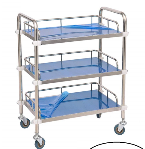 Trolley Stainless steel 3 Shelves