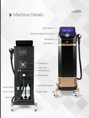 Triple Wavelength Diode Laser Machine {3 in 1 laser (Diode + Alex +Yag)}