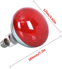 275W 12cm Infrared Lamp Massage Red Bulb