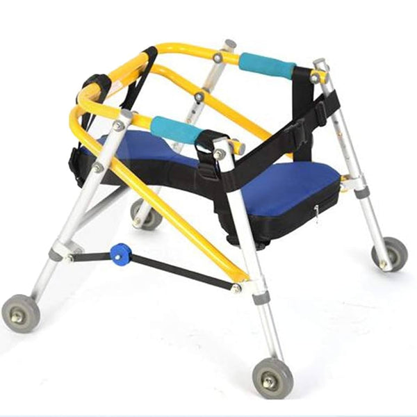Lightweight Folding with Four Wheels Walker