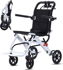 Folding Portable Ultralight Transport Wheelchair