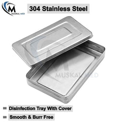 Medical Stainless Steel Surgical Trays With cover