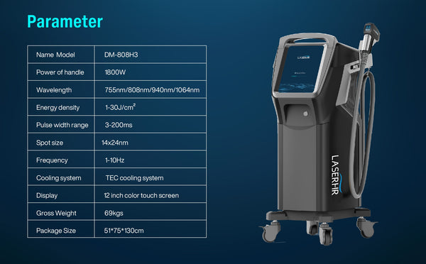DM-808H3 Four wavelengths Laser Hair Removal (4 in 1)
