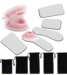 Double-Sided Glass Reflectors in 5 Shapes with Storage Bags