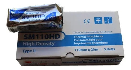 SONOMED SM110HD SR VIDEO PRINTER PAPER (High density)