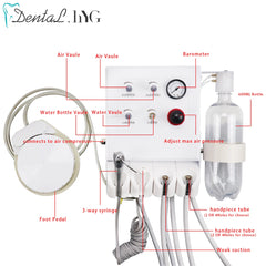 Wall-Mounted Portable Dental Unit (Without Compressor)