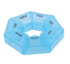 حافظة دائرية لتنظيم الأدوية