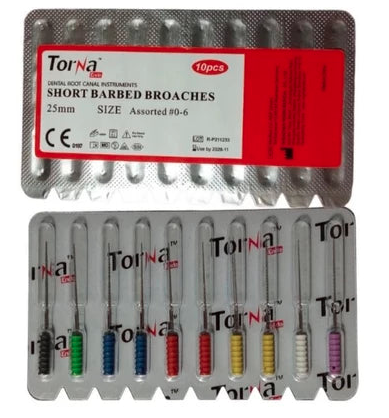 Barbed broaches 25mm