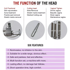 CO2 fractional laser therapy instrument (cutting laser + fractional laser + vaginal laser)