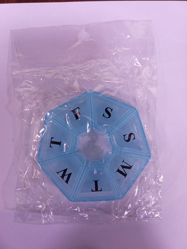 Circular organizer case for medications