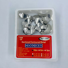 Mini kit Sectional Contoured Metal Matrices 10pcs