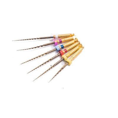 T-TAPER FILES  gold ( 6PCS) 25mm