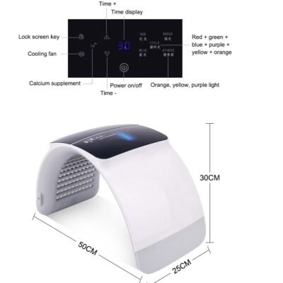 Face Body Skin Care Salon Use 7 Colors PDT LED Light Therapy Machine