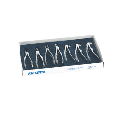 Set of 7 extracting forceps for children -S0112